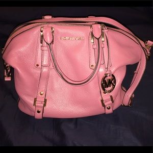 Michael Kors Bedford Satchel in Dusty Rose